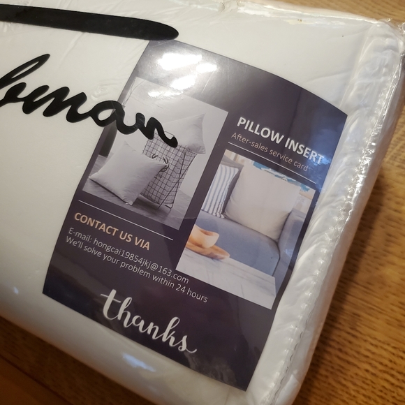 Aniobman Pillow inserts - set of 2- 20" x 20" - Picture 10 of 11